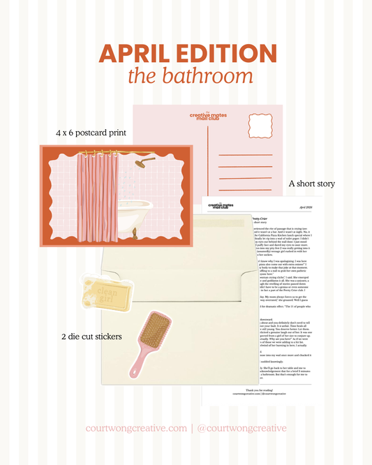 April Edition of Creative Mates Mail Club (One Time Purchase)