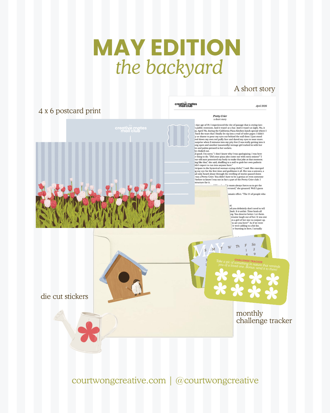 May Edition of Creative Mates Mail Club (One Time Purchase)