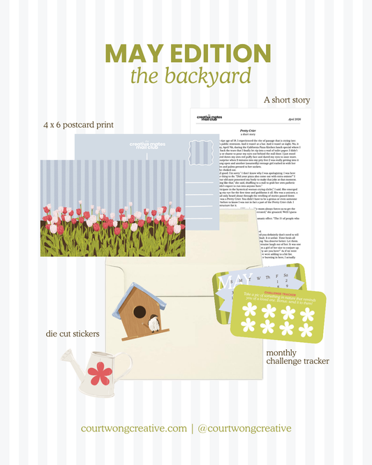 May Edition of Creative Mates Mail Club (One Time Purchase)